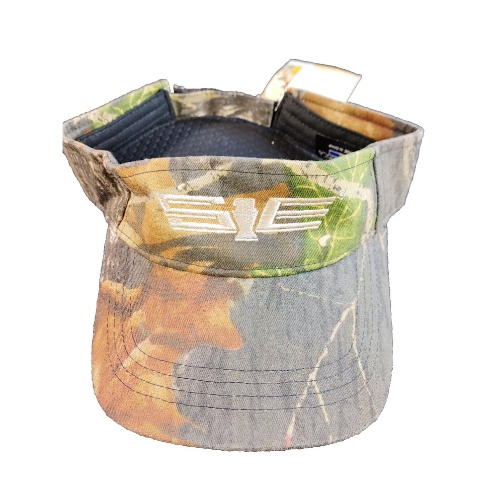Mossy Oak Southeastern Freight Lines Sun Visor Hat Camo Hunt Cap Adjustable